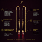 The Sovereign - Sword Threader Earrings