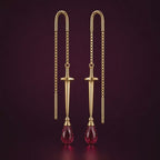 The Sovereign - Sword Threader Earrings