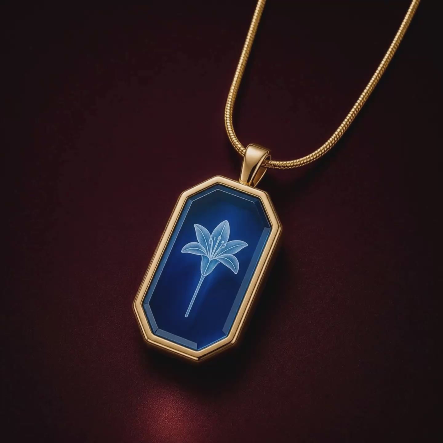 The Awakened - Glowing Lily Pendant